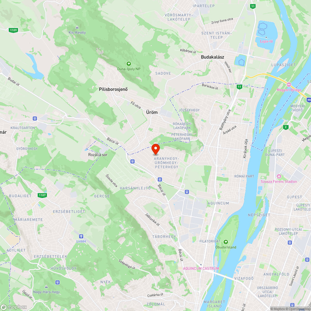 Buszmegálló bejelentés helye