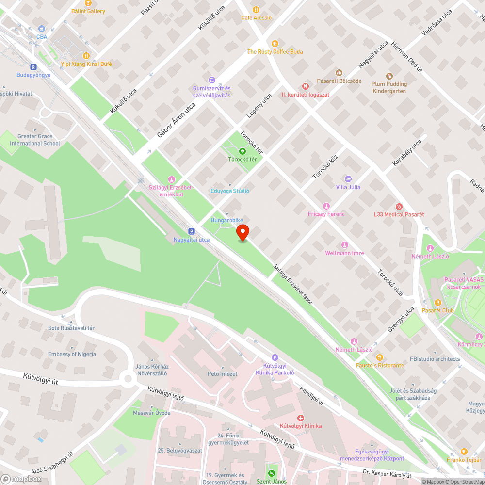 Tönkretett zöldterület bejelentés helye