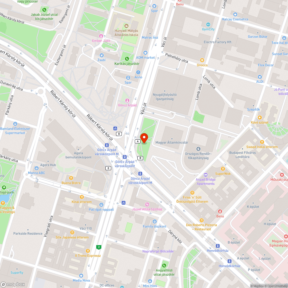 Kiszáradt fák bejelentés helye