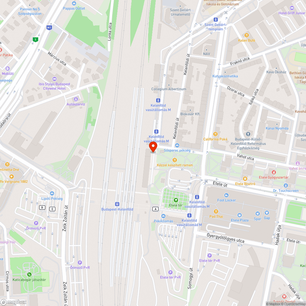 Kelenföld pollerek bejelentés helye