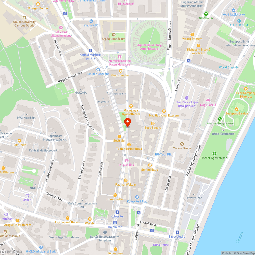 Virágládák bejelentés helye