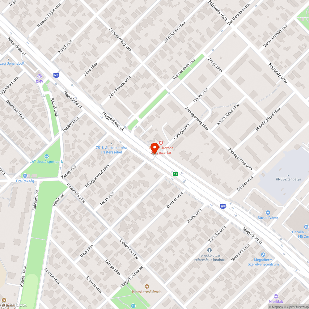 Felüljáró alatti szemét bejelentés helye