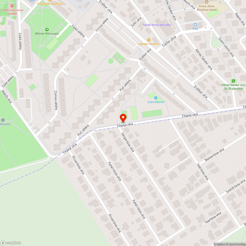 Útburkolat javítása bejelentés helye