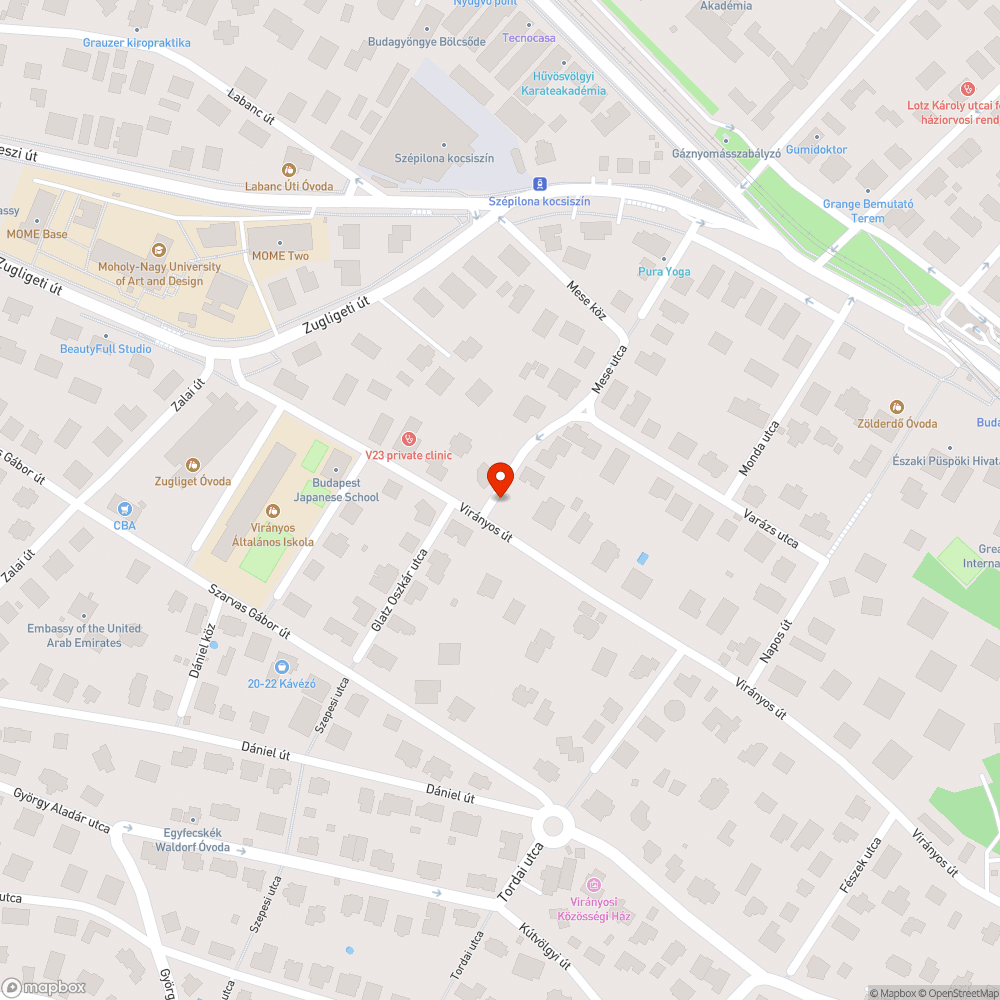 Elhagyott autó bejelentés helye