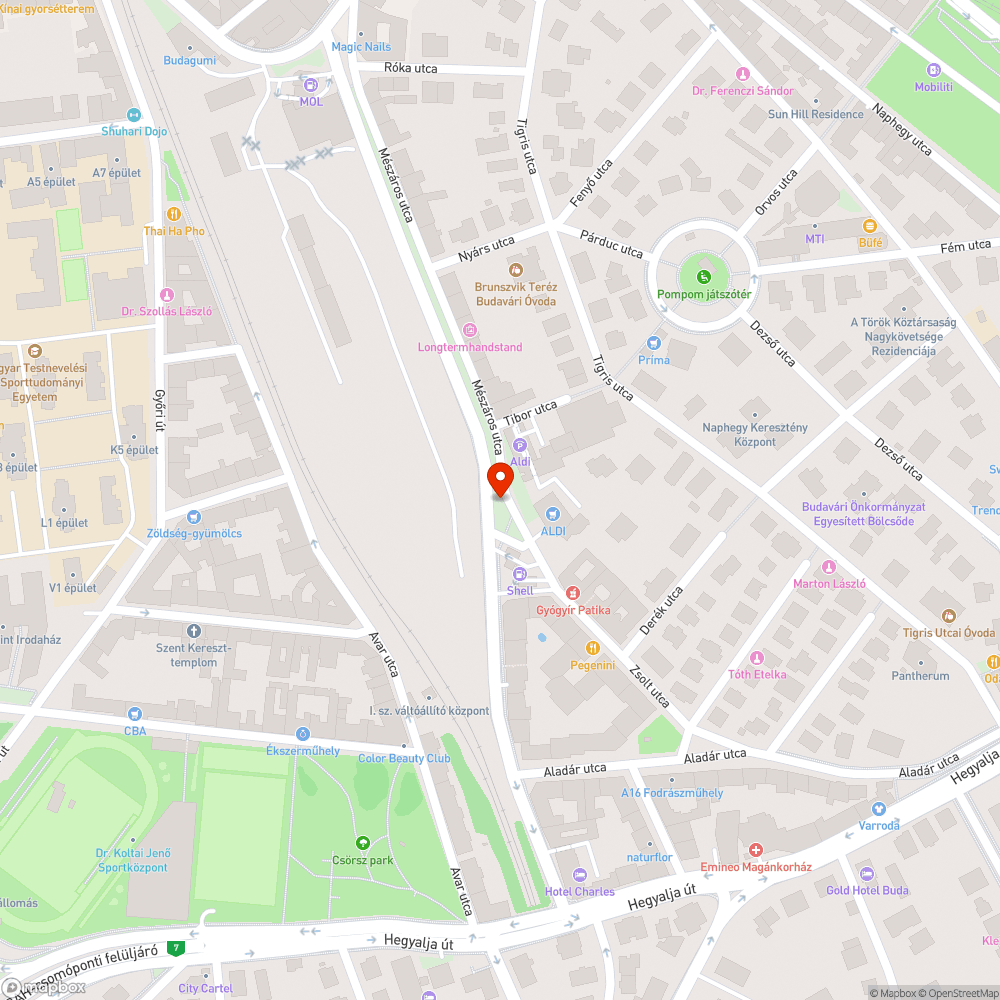 Kidőlt kuka bejelentés helye