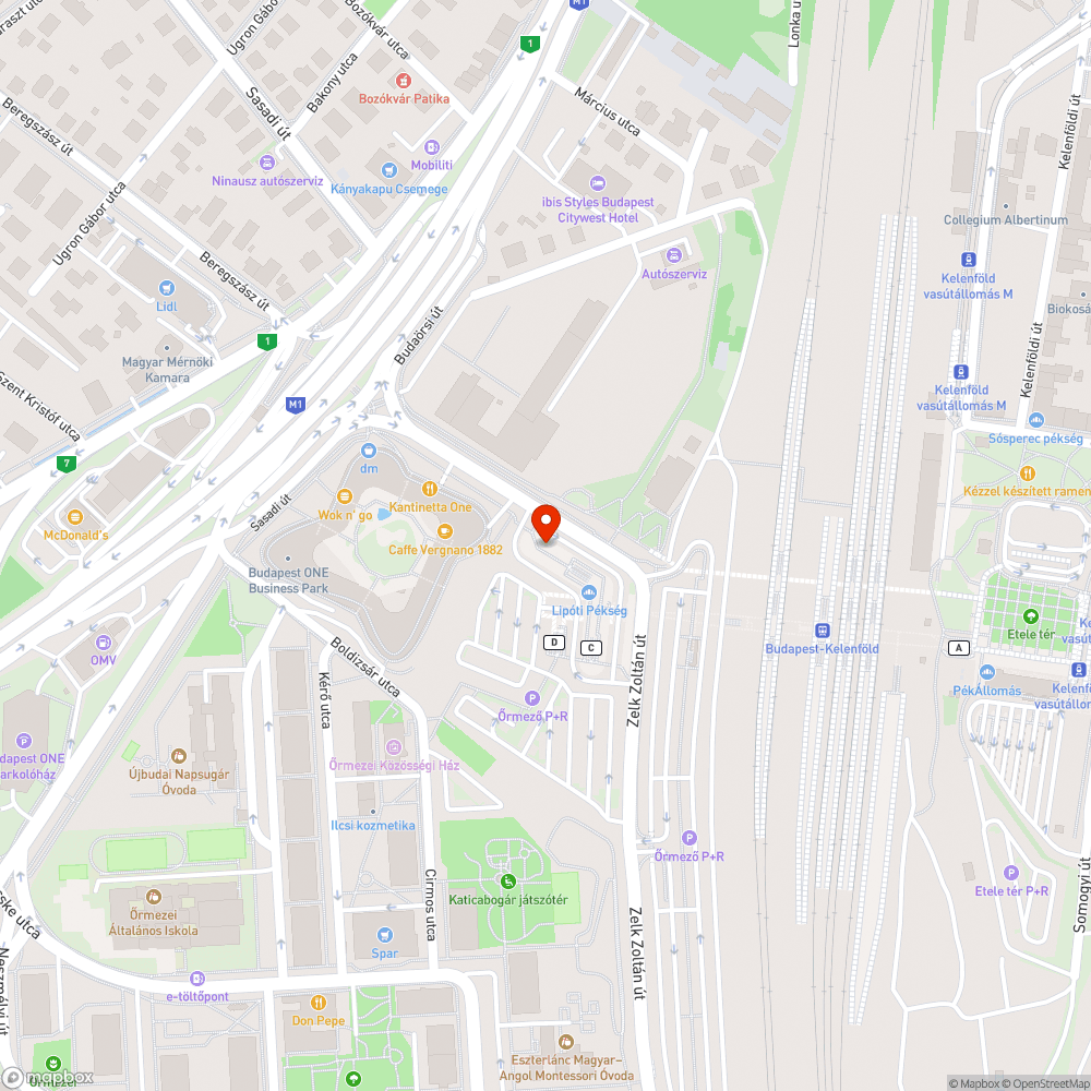 Kelenföld virágládák bejelentés helye