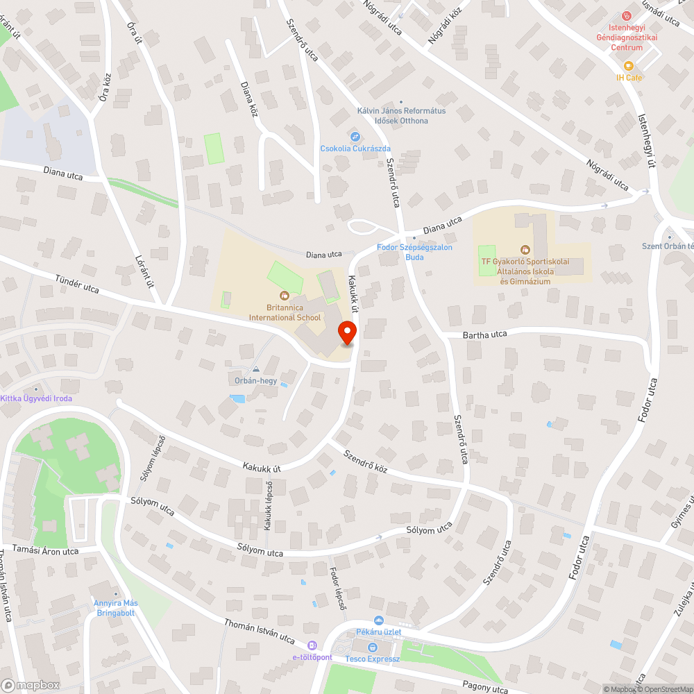 Sérült utcanévtábla bejelentés helye