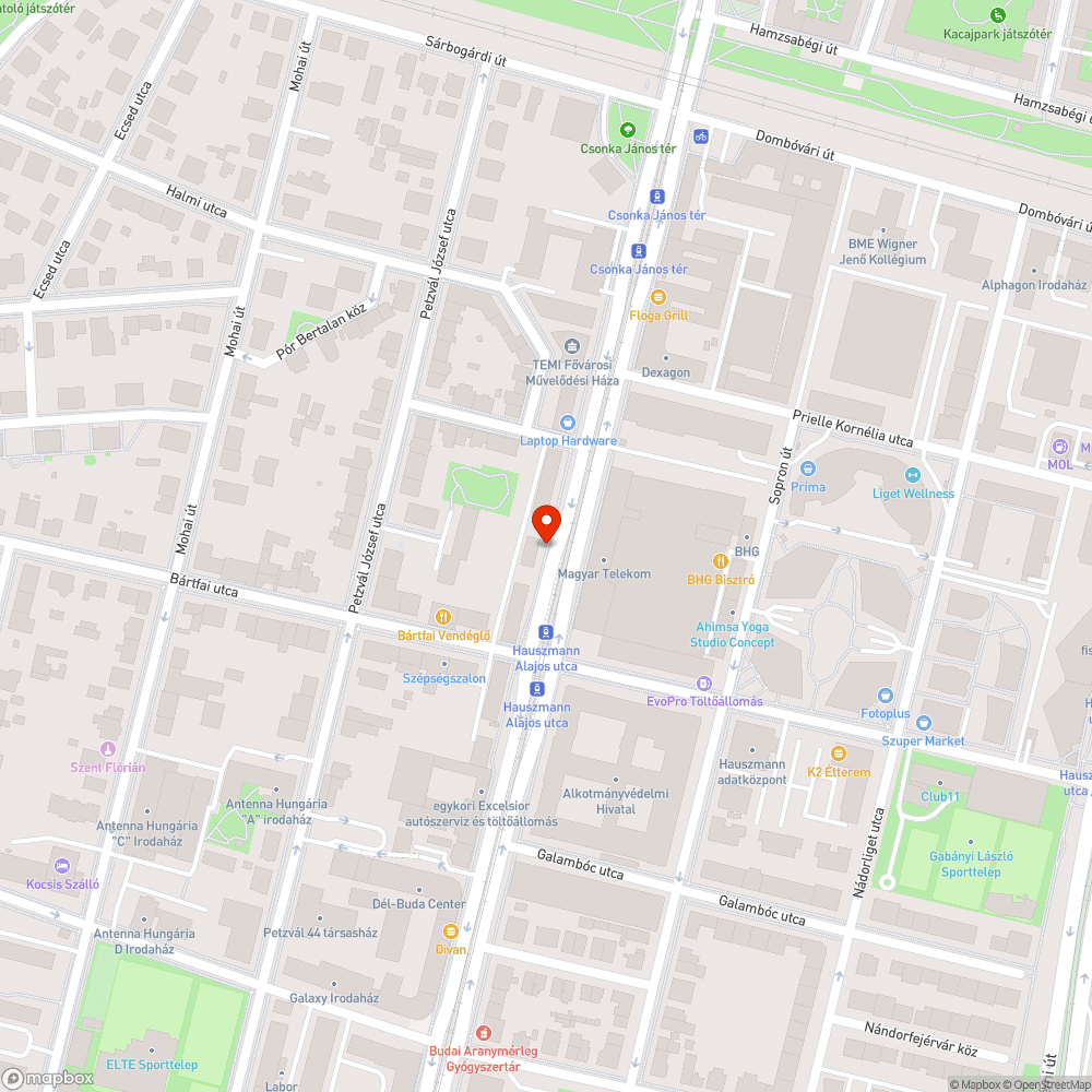 Folyamatosan szennyezett buszmegálló bejelentés helye