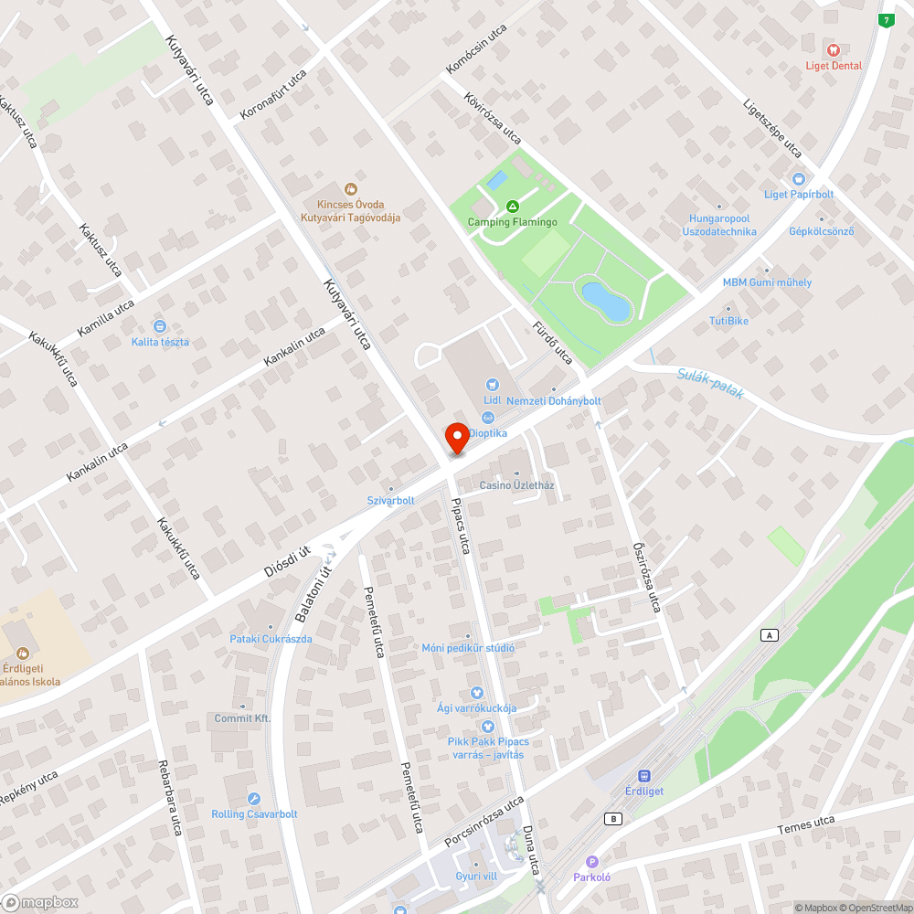 Rövid zöld jelzés bejelentés helye