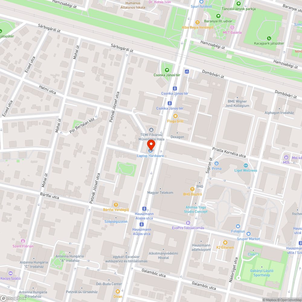 Járdán parkolás bejelentés helye