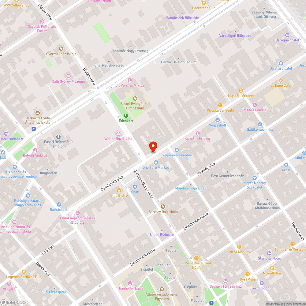 Elhagyott autó bejelentés helye