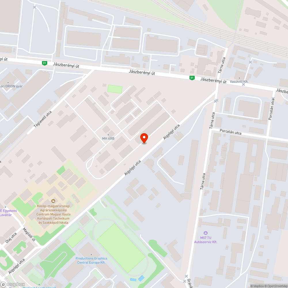 Egy kupac szemét bejelentés helye