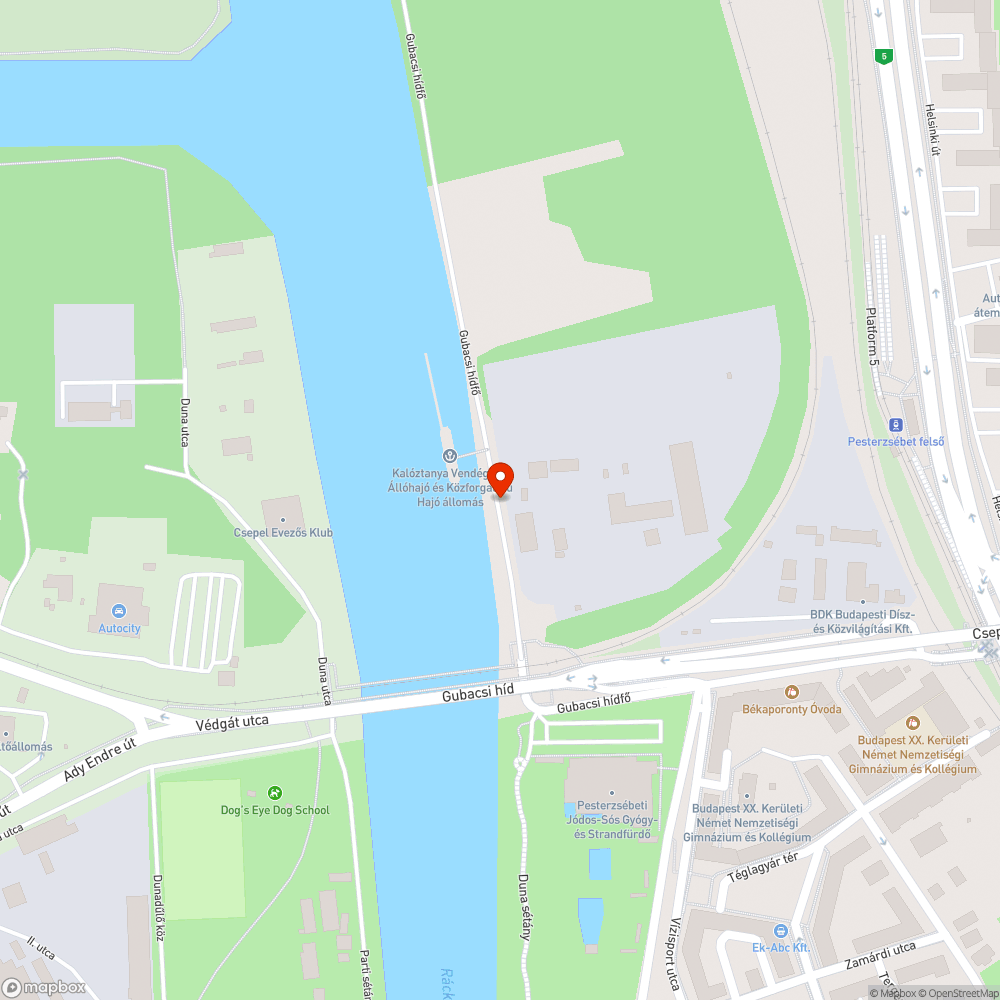 Szemét nem messze a Gubacsi hídtól bejelentés helye