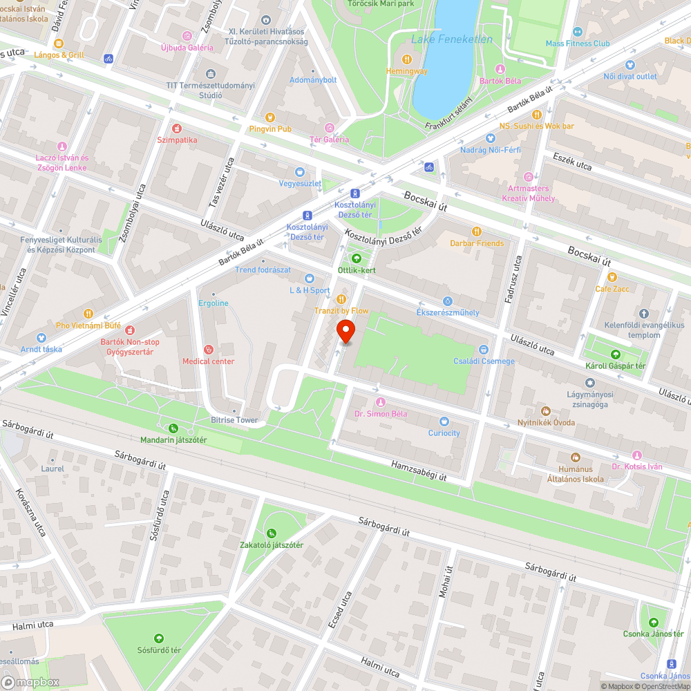 Sötét járda bejelentés helye