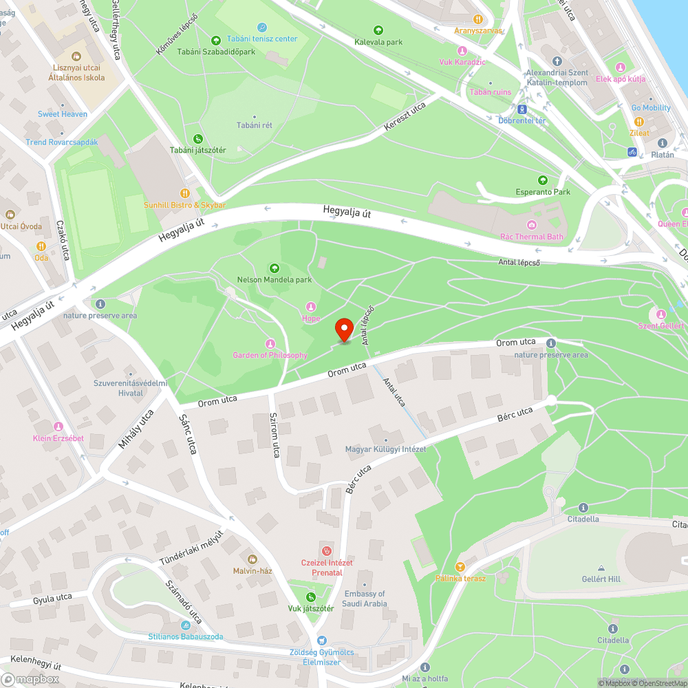 Ivókút kaputt bejelentés helye