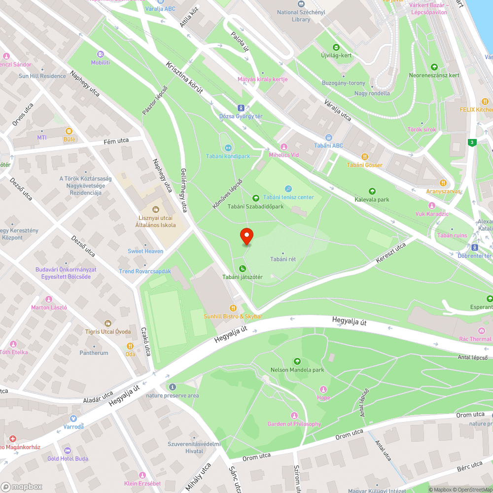 Sérült lépcső bejelentés helye