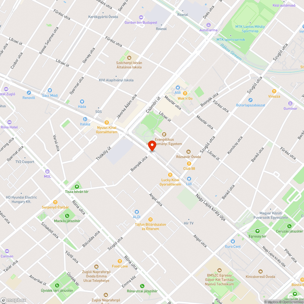 Erősen szennyezett átkelőhely (olaj?) bejelentés helye