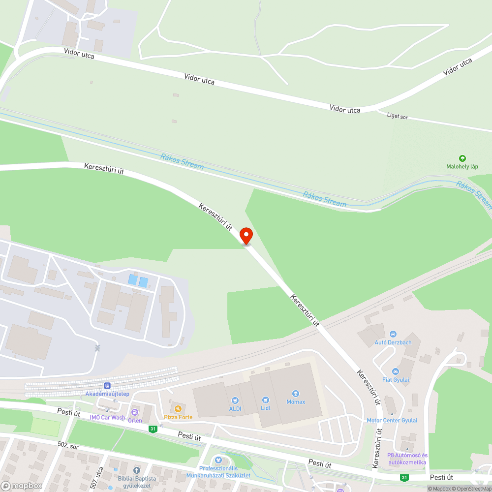 Stop tábla elfordult bejelentés helye