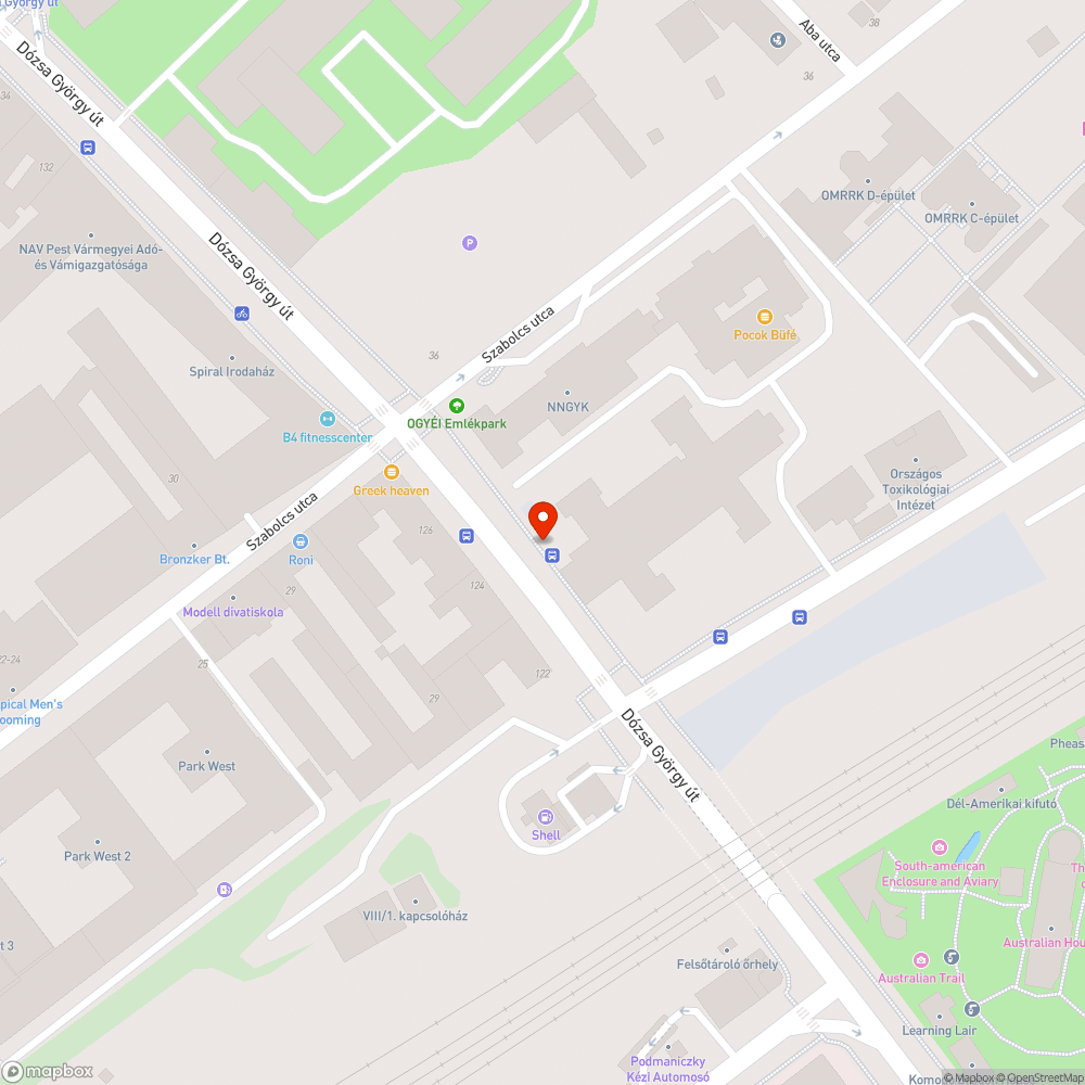 Szemét bejelentés helye