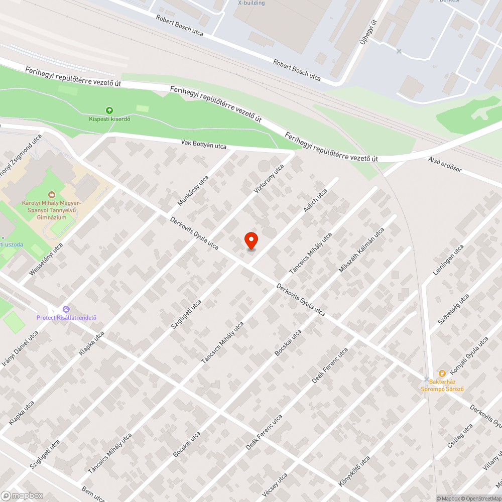 Lógnak a drótok az Aulich utcában bejelentés helye