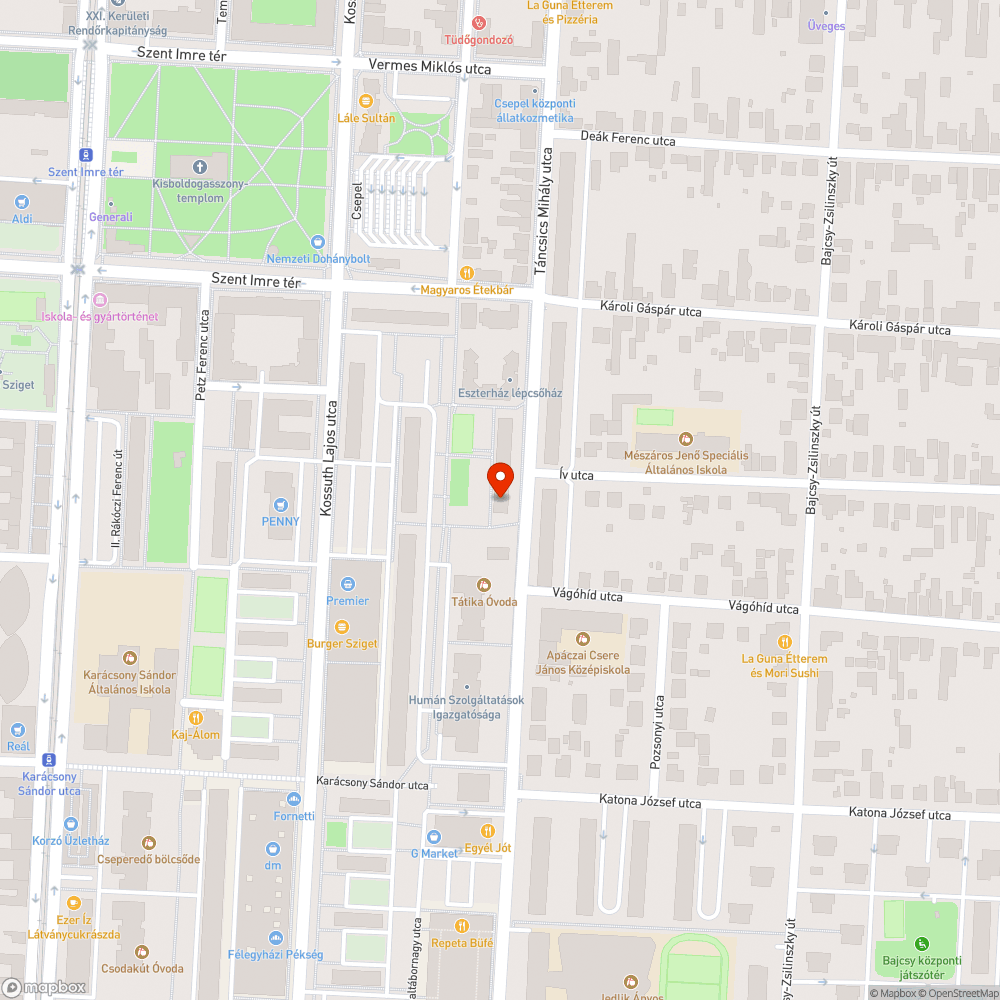 Parkoló le-és felhajtó melletti gödör bejelentés helye