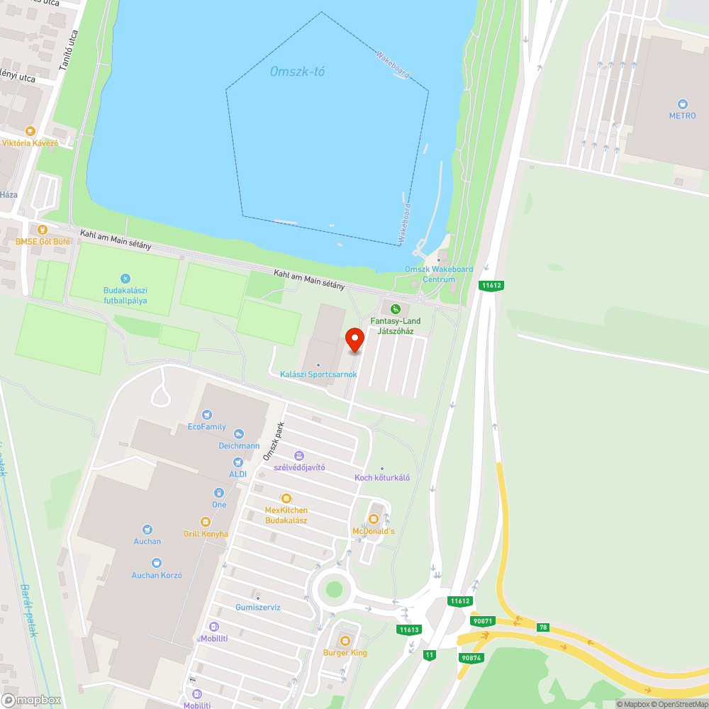 Nincsen közvilágítás végig bejelentés helye