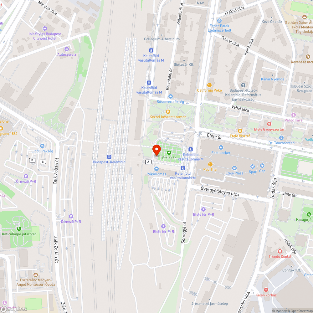 Nincs esővíz lefolyó bejelentés helye