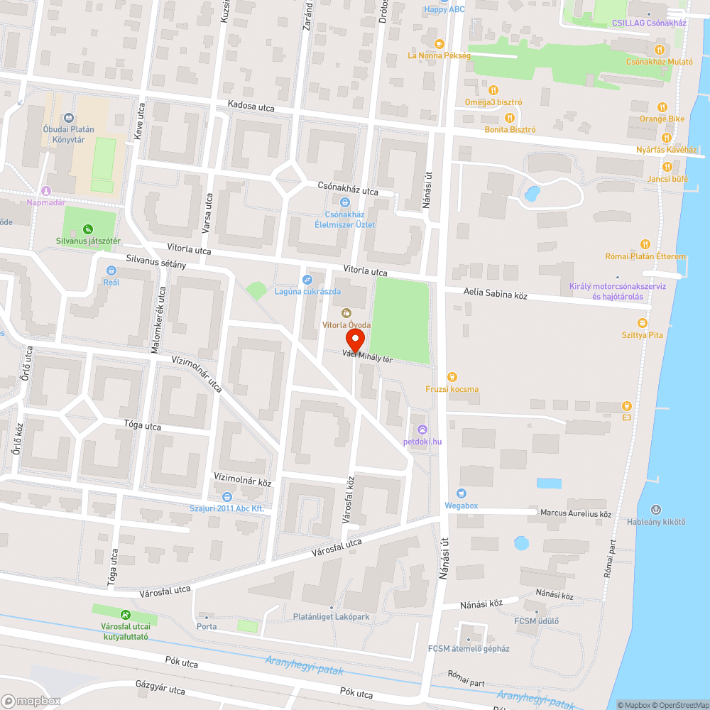 Vihar után kidőlt veszélyes, tüskés akácfa bejelentés helye