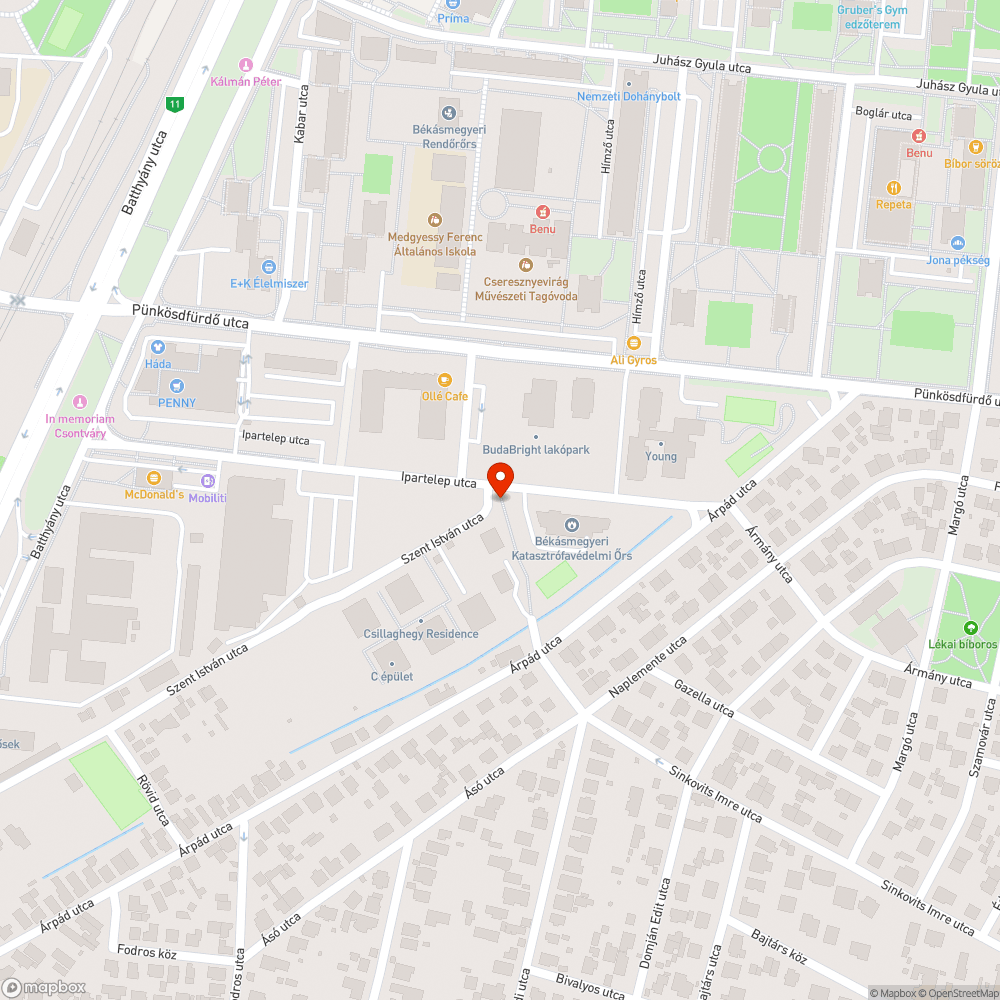 Szemét bejelentés helye