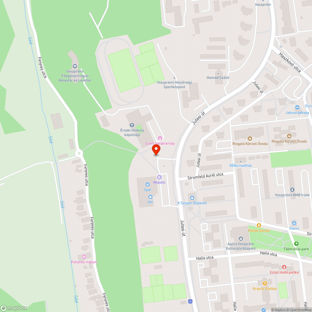 Fehérre fakult STOP-tábla bejelentés helye