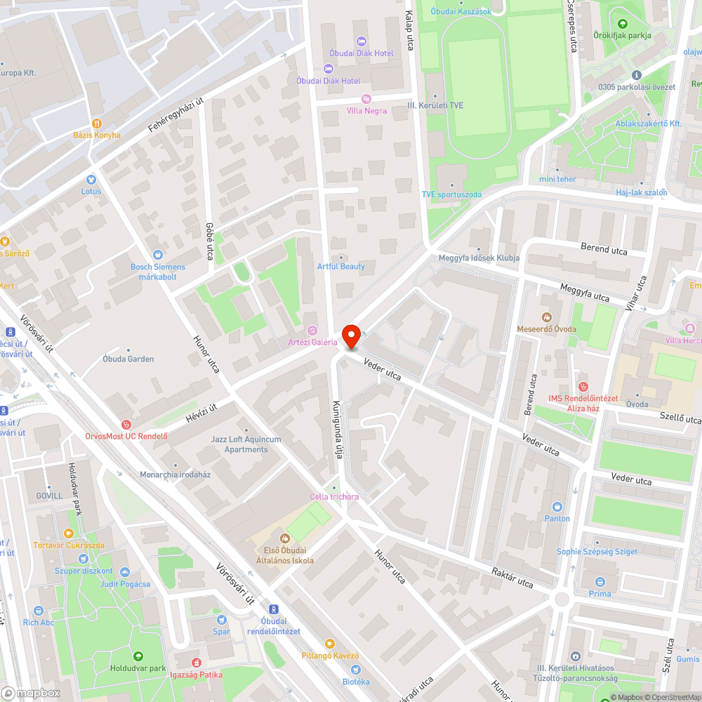 Szemét bejelentés helye