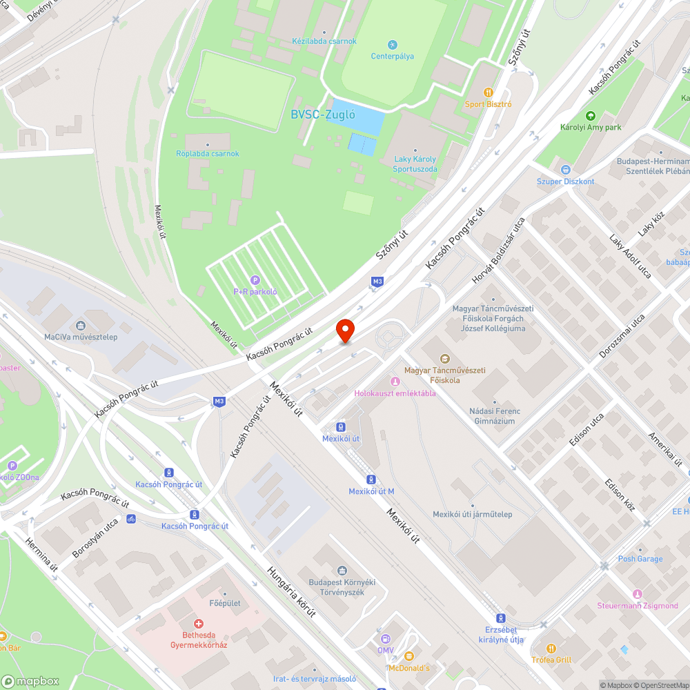 Roncs bejelentés helye