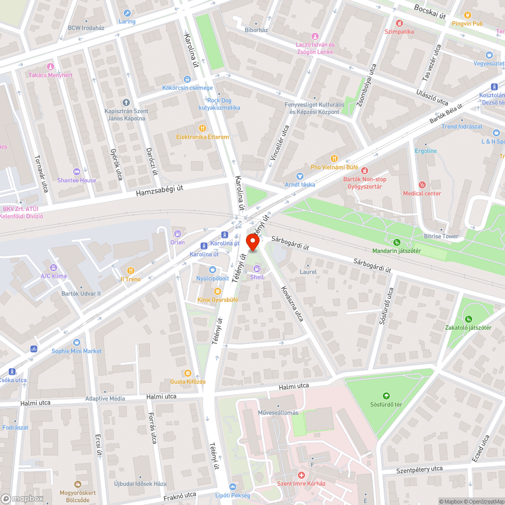 Kiszáradt fák bejelentés helye