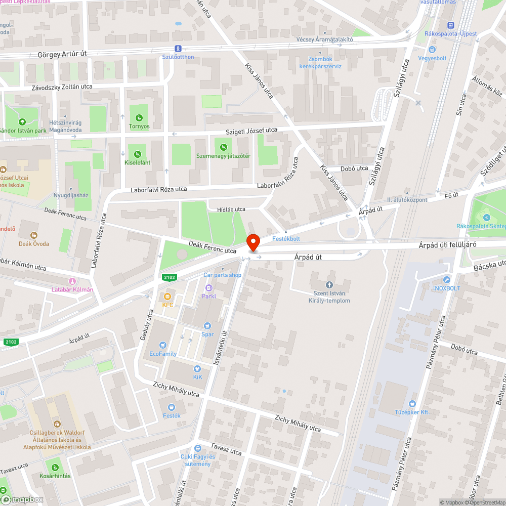 Hiányzó tükör bejelentés helye