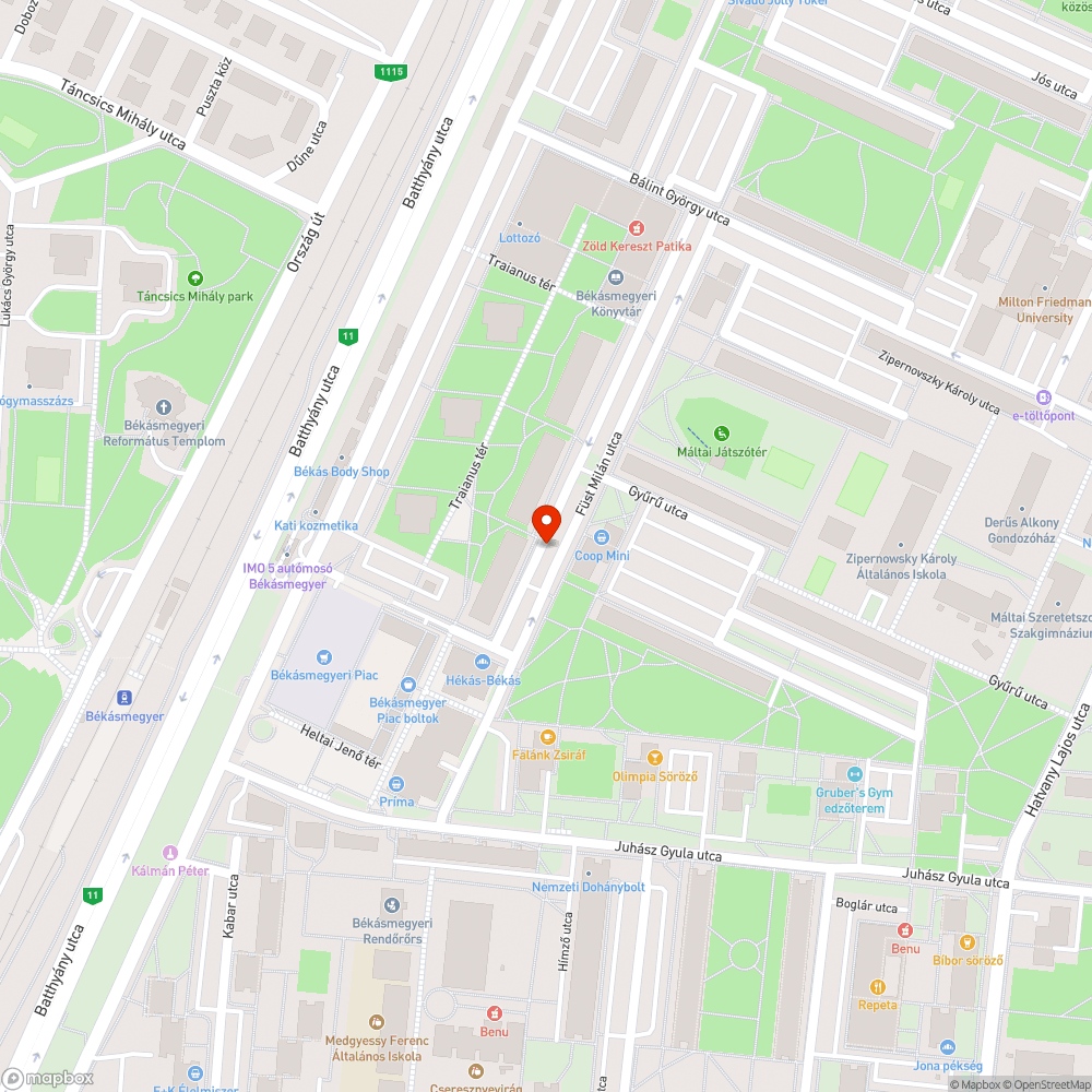 Gyanús jármű 1. bejelentés helye