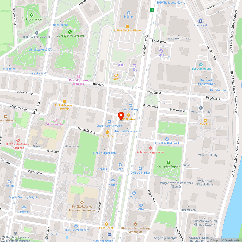 Kidöntött zsákutcatábla bejelentés helye