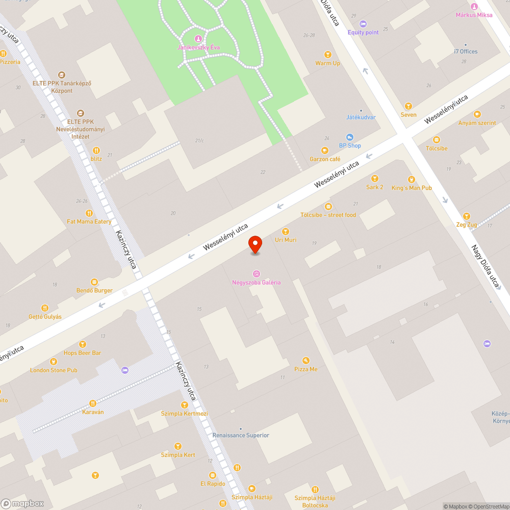 Mozgássérült parkoló bejelentés helye