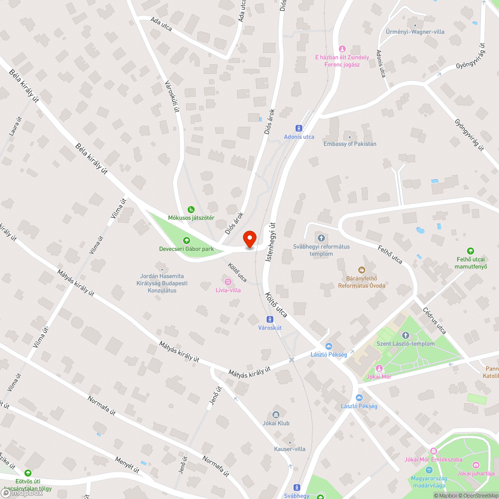 Magasságkorlát hiánya bejelentés helye