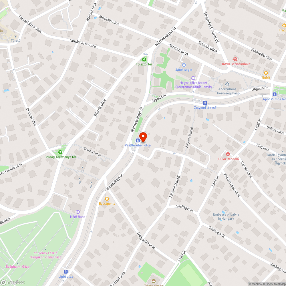 Hiányzó járdajelzés bejelentés helye