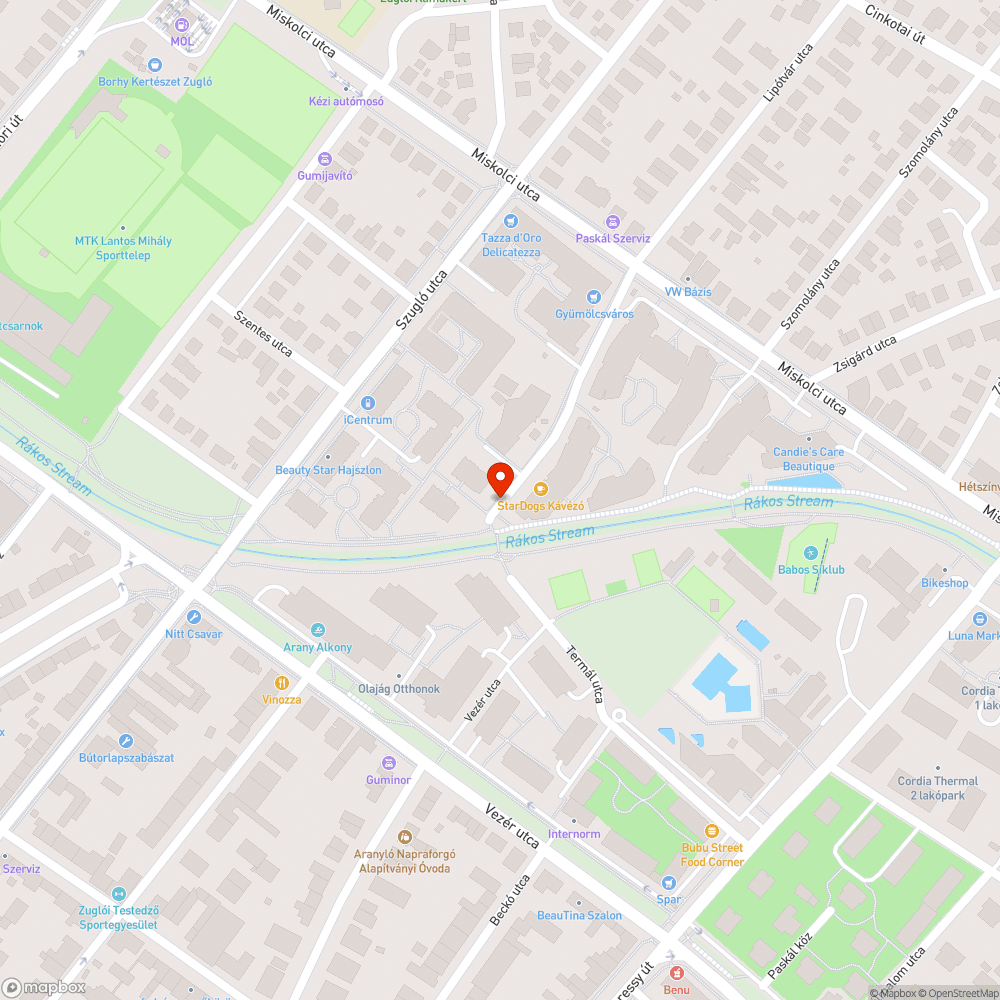 Szelektív hulladéksziget a járdán bejelentés helye