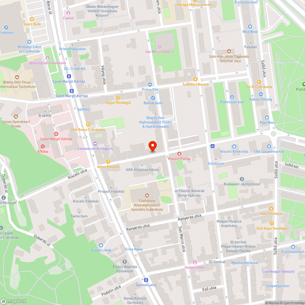 Járhatatlan járda bejelentés helye