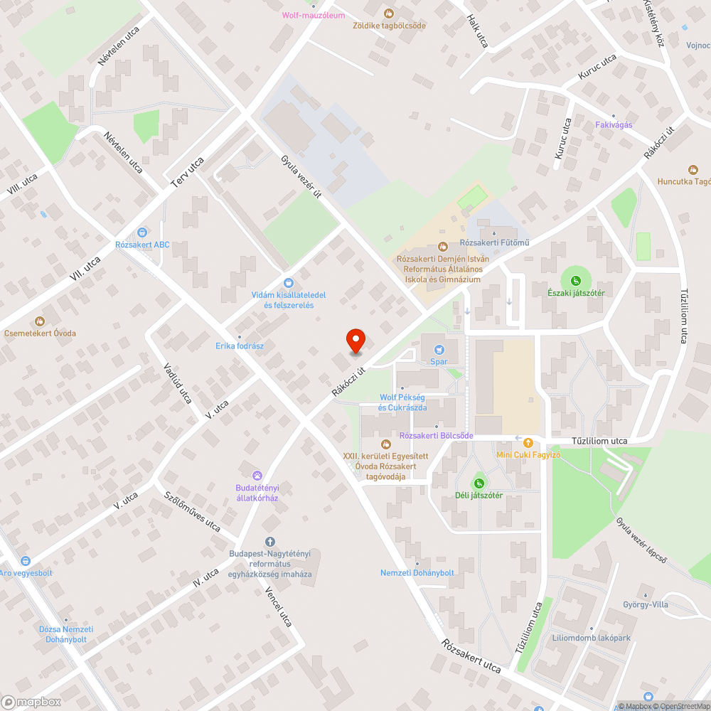 Út mentén nagyon mély aszfalt hiány bejelentés helye