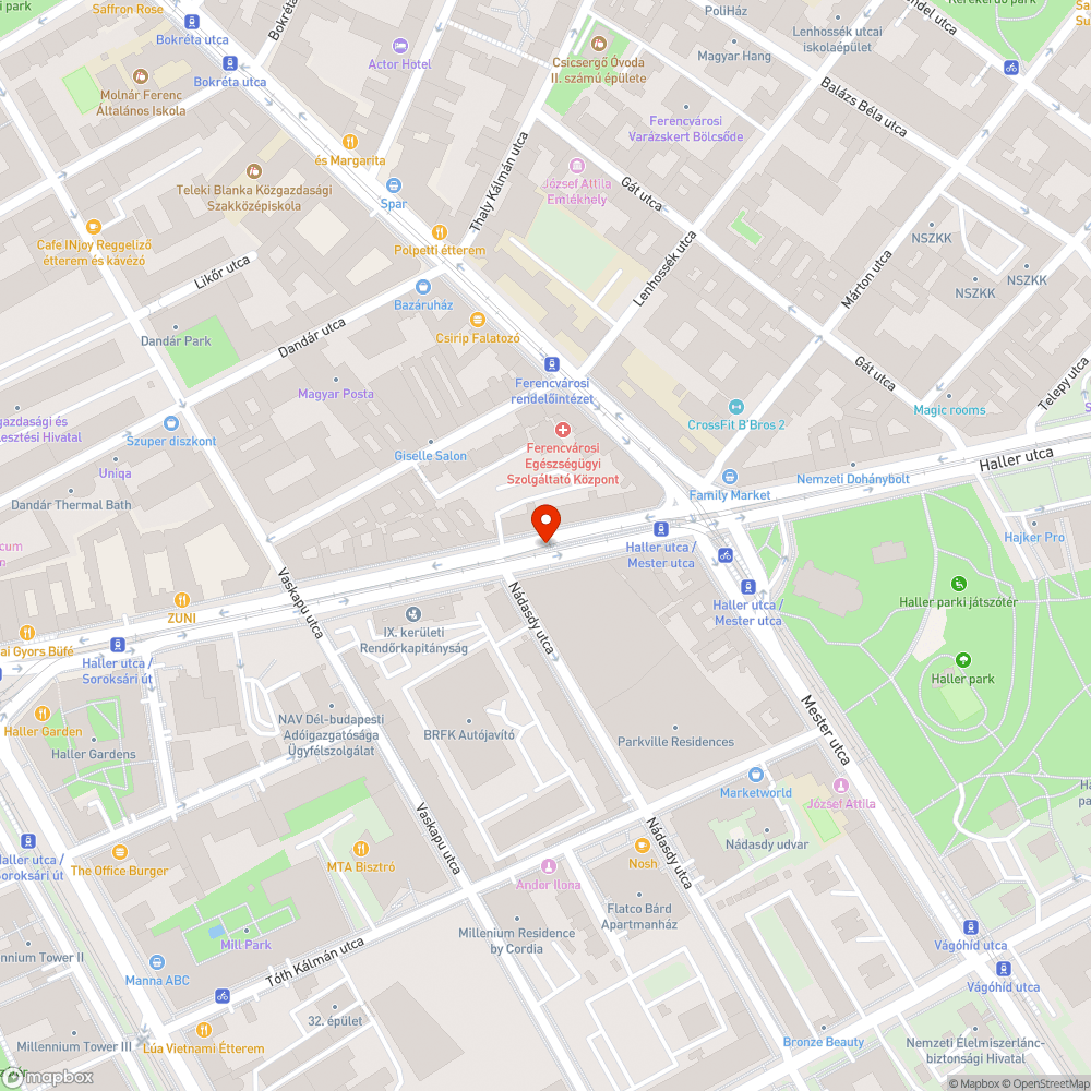 Kiégett lámpa bejelentés helye