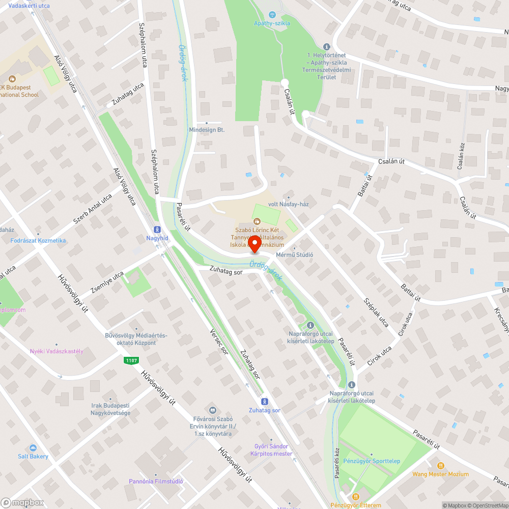 Eltömődött víznyelő rácsok a Pasaréti úton bejelentés helye