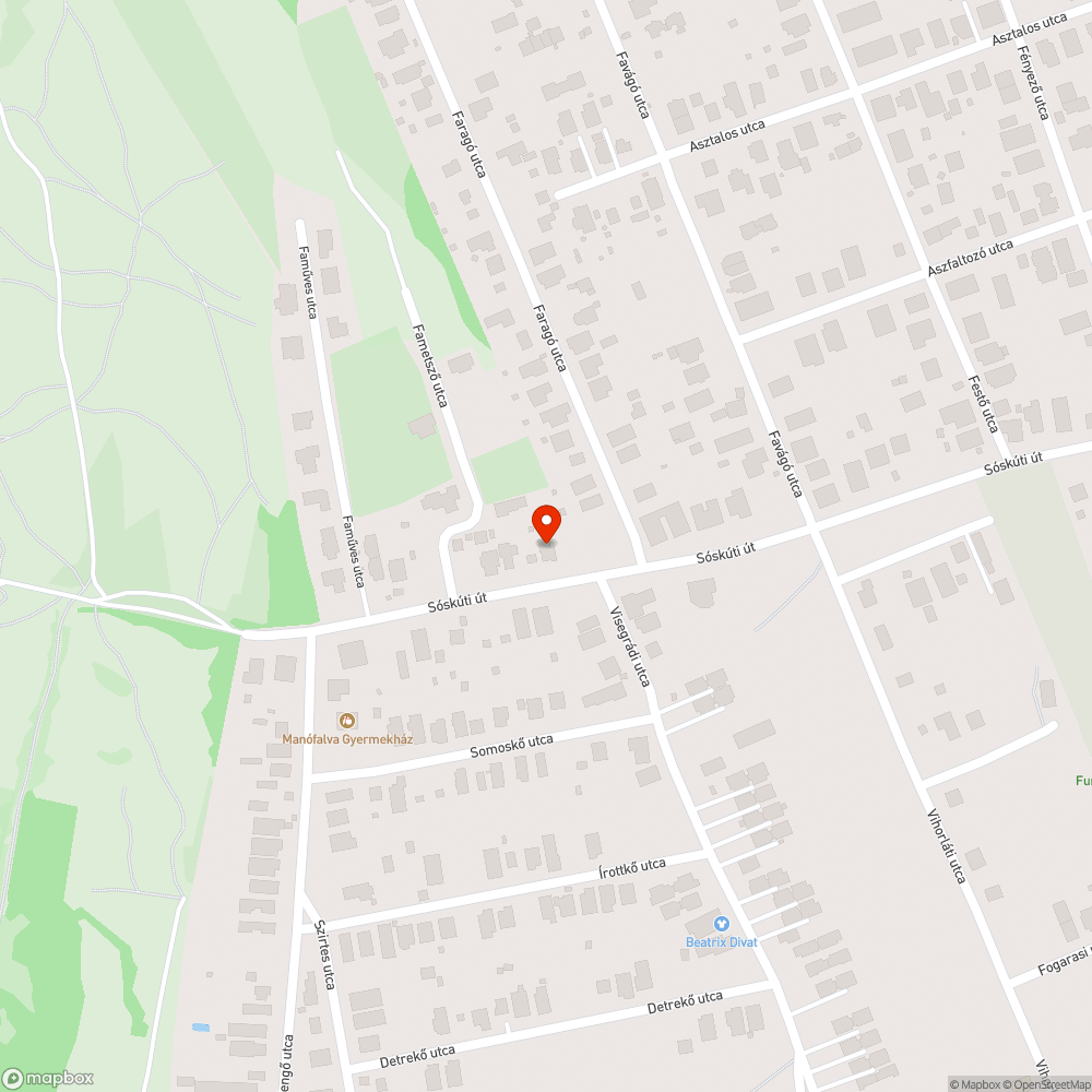 Kátyú Érd Sóskúti út 108 előtt bejelentés helye