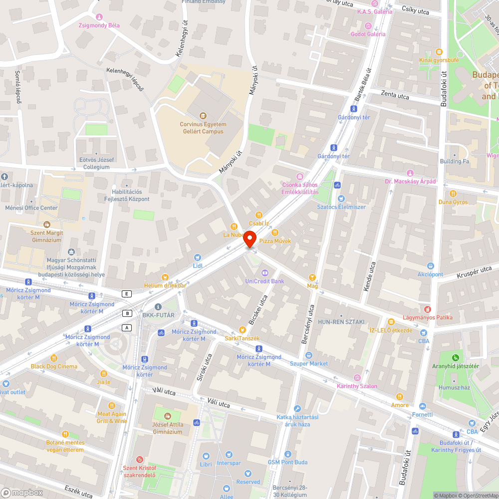 Pillérhiány bejelentés helye