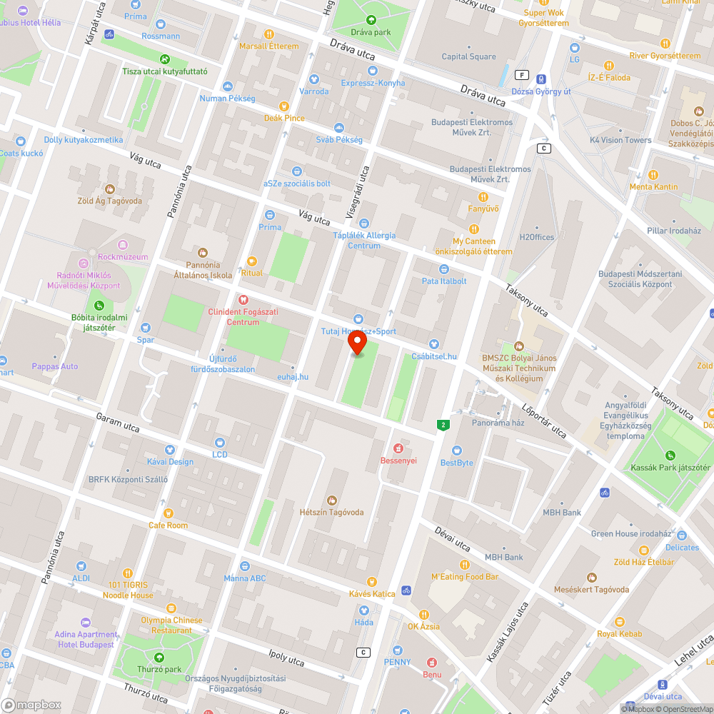 Állandóan madárürülékkel borított padok bejelentés helye