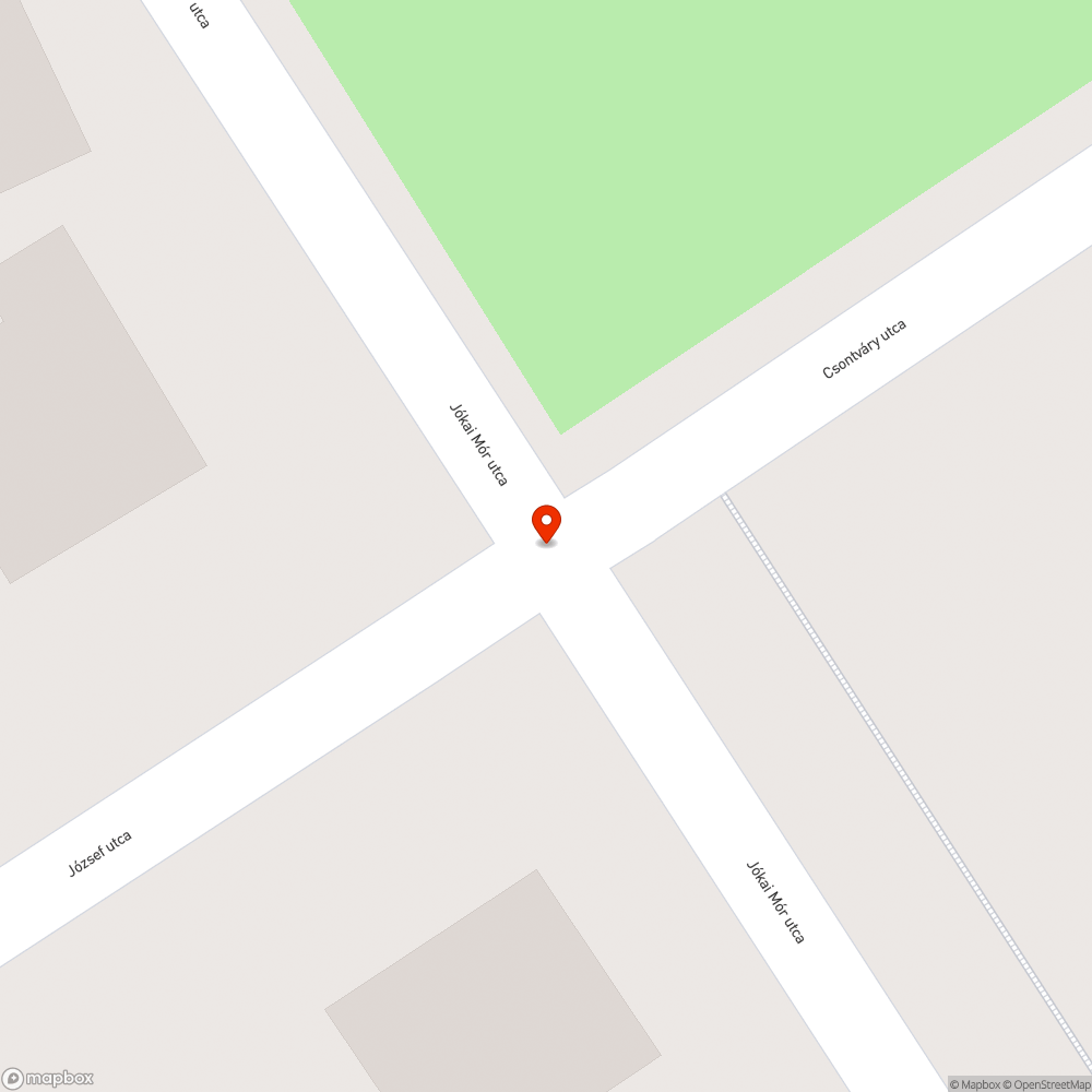 Sérült útszakasz, éles peremekkel bejelentés helye