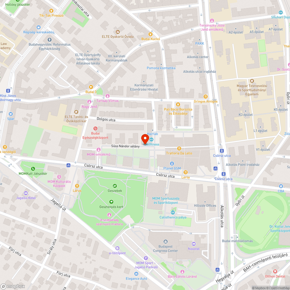 Botlásveszély bejelentés helye