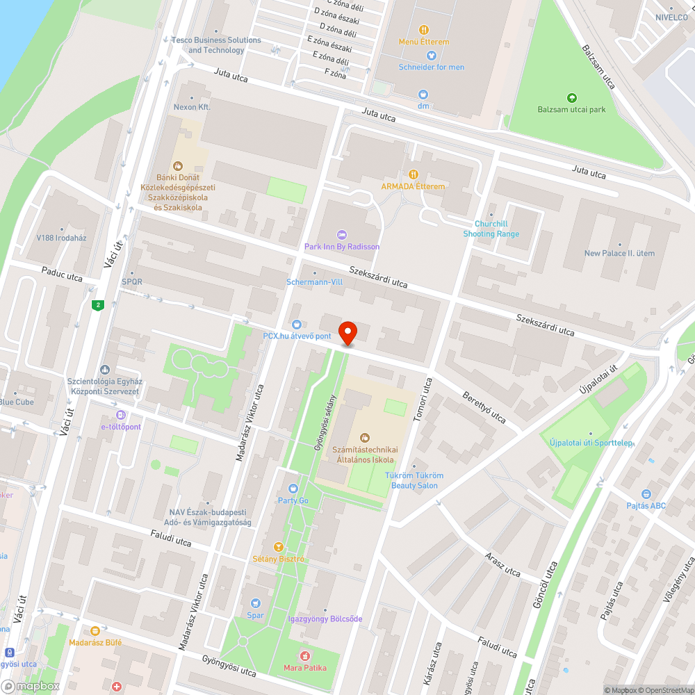 Pillanatnyi megállás az iskolánál bejelentés helye